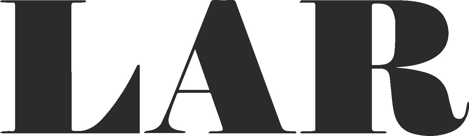 Logotipo de LAR en fondo blanco